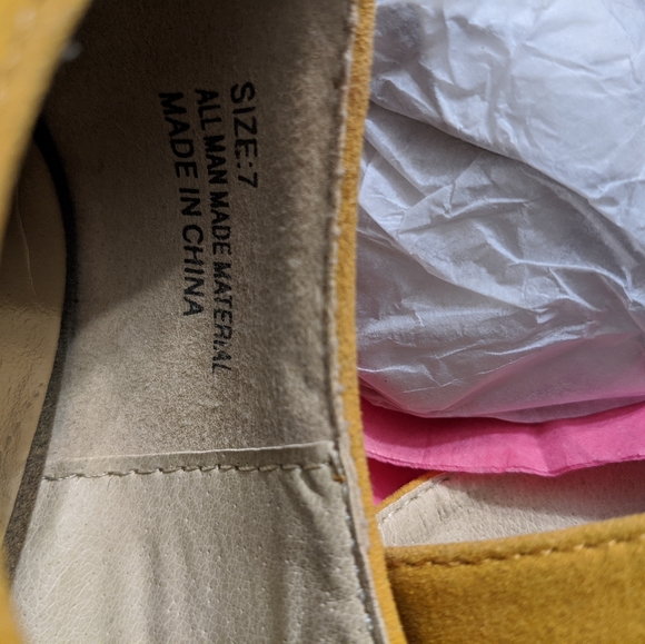 Just Fabulous 5" gray yellow heels - Picture 2 of 4